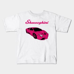 sharerghini pink Kids T-Shirt